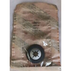 Vintage RCA Knob 108747 Knob Replacement Charcoal Gray
